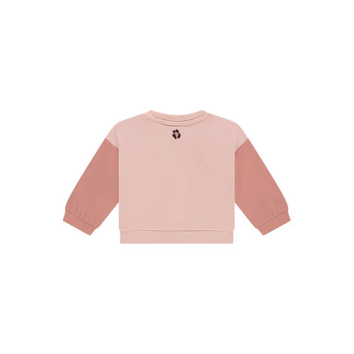 Babyface sweater roze Meisjes Stretchkatoen Ronde hals Printopdruk