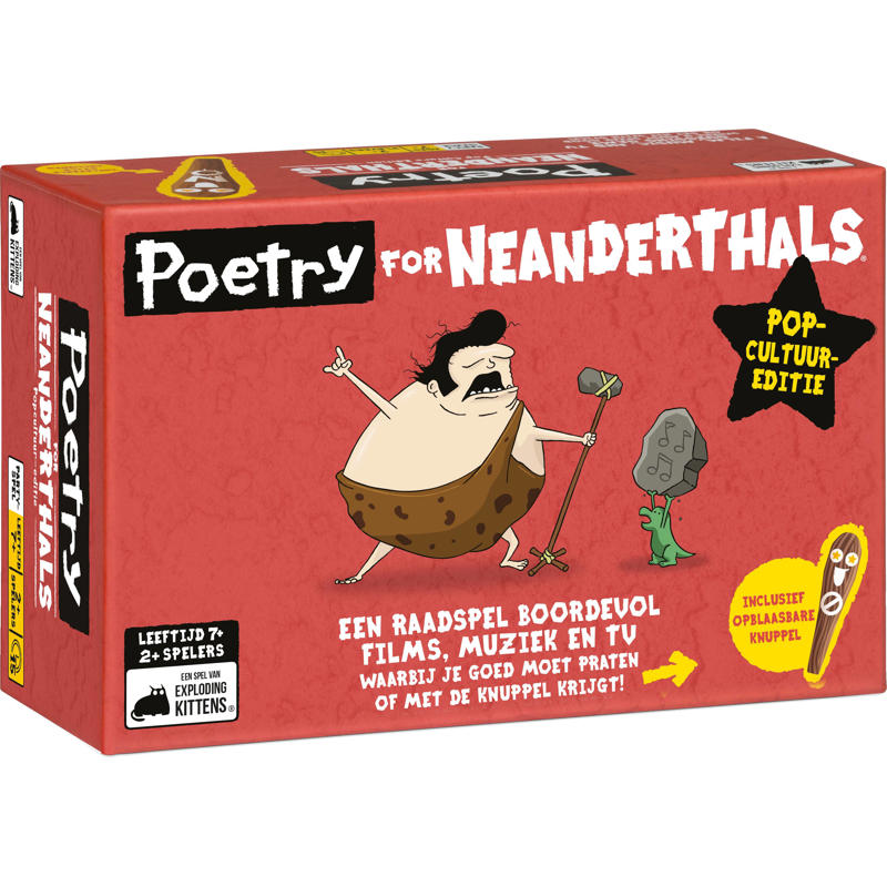 Exploding Kittens Poetry for Neanderthals Pop Culture Edition ...