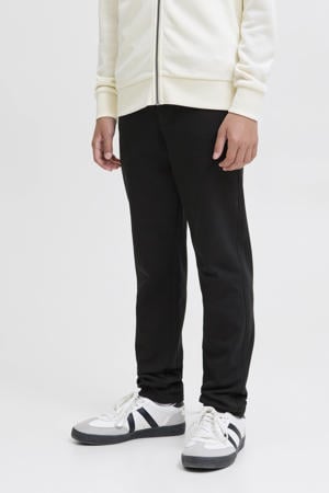 tapered casual broek zwart