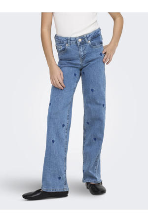 wide leg jeans KOGJUICY blue hearts