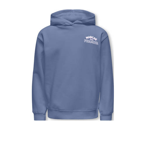 KIDS ONLY GIRL hoodie blauw Sweater Backprint