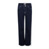 KIDS ONLY GIRL high waist wide leg jeans dark blue denim