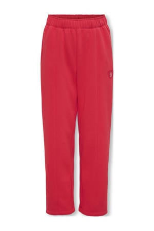 loose joggingbroek rood