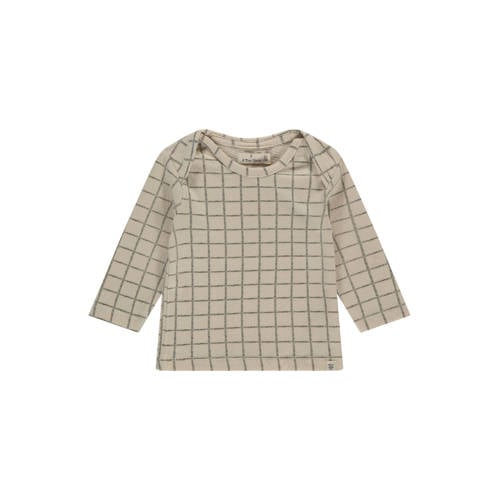 A Tiny Story longsleeve ecru Jongens Stretchkatoen Ronde hals All over print - maat 50 afbeelding