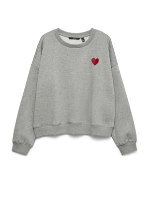 sweater grijs melange