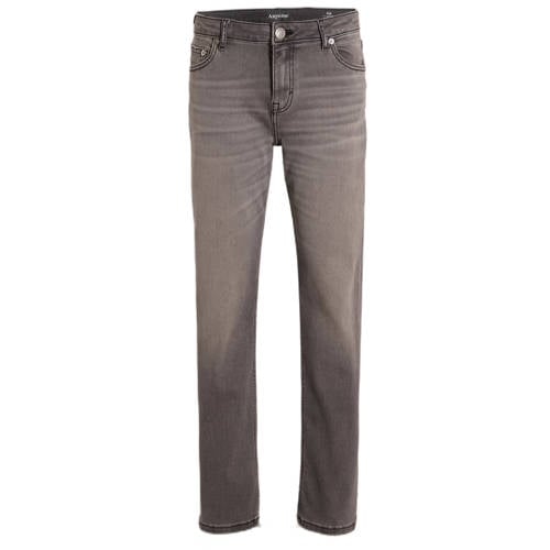 Anytime loose fit jeans grey denim Grijs Effen - maat 122 afbeelding