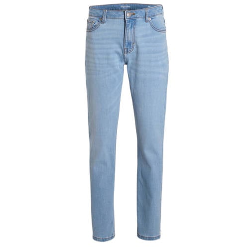 Anytime loose fit jeans light blue denim Blauw Effen - maat 164 afbeelding