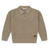 Stains&Stories trui beige grof gebreid