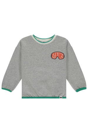 sweater grijs melange