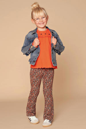 flared legging oranje