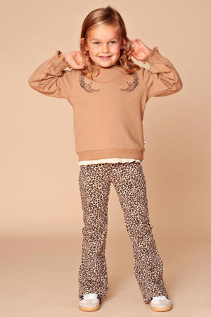 flared legging beige