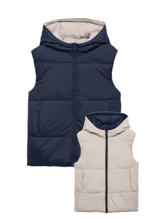 reversible bodywarmer marine