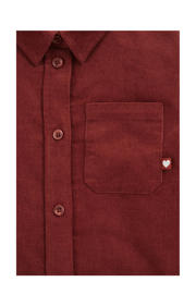 thumbnail: WE Fashion corduroy A-lijn jurk donkerrood