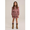 WE Fashion blousetop donkerrood