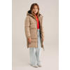 WE Fashion gewatteerde jas zand