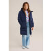WE Fashion gewatteerde jas donkerblauw