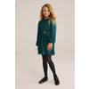 WE Fashion korte jurk met glitter groen