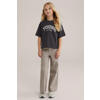 WE Fashion Blue Ridge loose casual broek beige