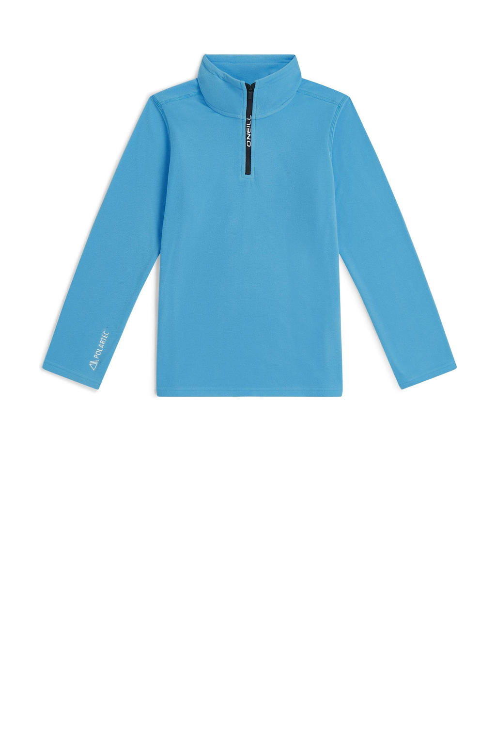 Blauwe meisjes O'Neill fleece skipully FWC'Cruz Jack's Polartec® van polyester met effen, lange mouwen en halve rits
