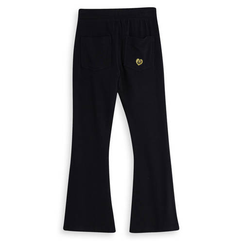 4PRESIDENT casual broek zwart Meisjes Stretchkatoen Effen - maat 116 afbeelding