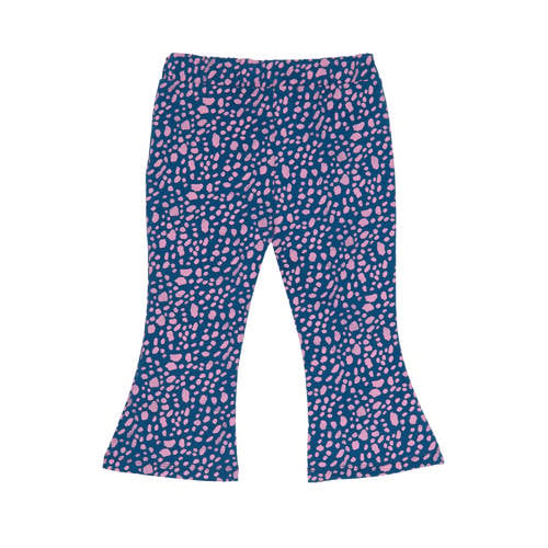 4PRESIDENT flared broek blauw Meisjes Stretchkatoen All over print - maat 86 afbeelding