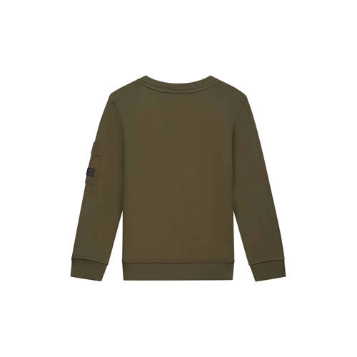 Malelions sweater Groen Jongens Katoen Ronde hals Effen - maat 152 afbeelding