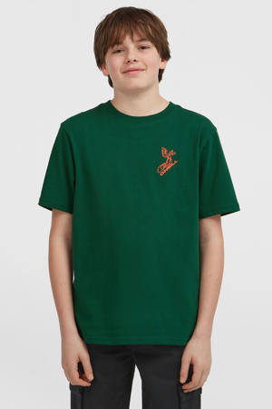 T-shirt donkergroen