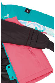 thumbnail: O'Neill ski-jas FWC'Cruz Triple roze/aqua/mintgroen