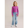 WE Fashion longsleeve paars rib gebreid