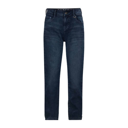 Retour Jeans relaxed loose fit jeans dark blue denim Blauw Jongens Stretchdenim - maat 134 afbeelding