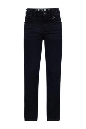 straight leg jeans black denim