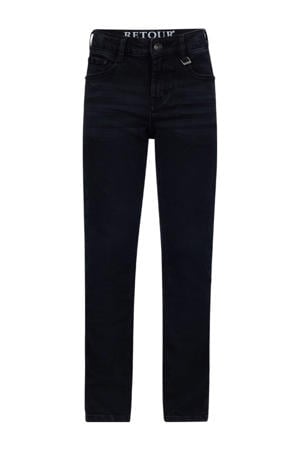 straight leg jeans black denim