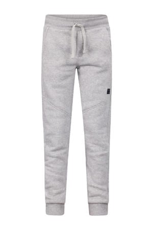 regular joggingbroek grijs melange