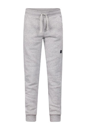 regular joggingbroek grijs melange