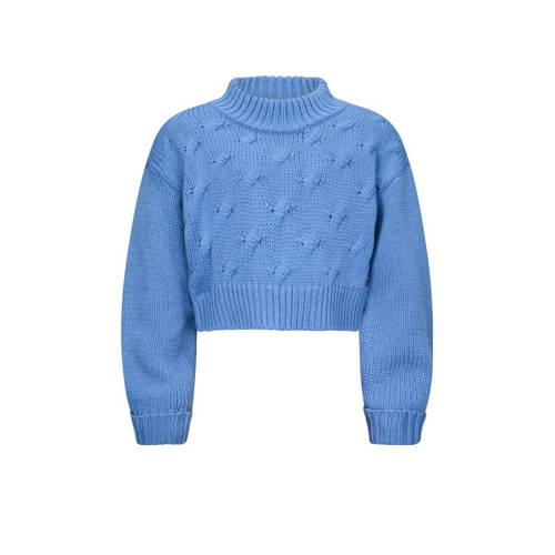 Retour Jeans trui blauw Meisjes Acryl Opstaande kraag Effen - maat 170/176 afbeelding