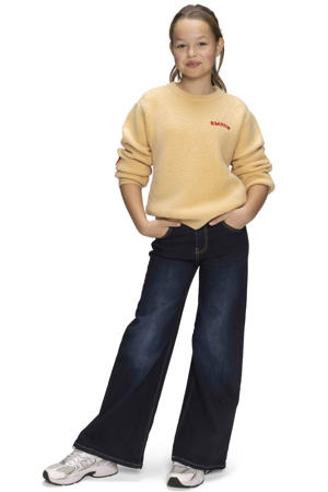 wide leg jeans grey denim