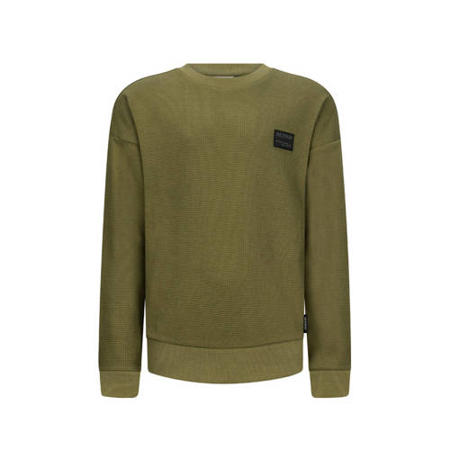 Retour Jeans sweater olijfgroen Effen - maat 170/176 afbeelding