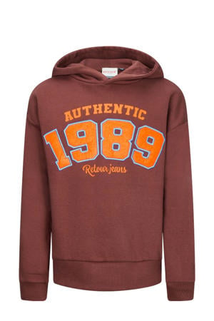 hoodie donkerrood
