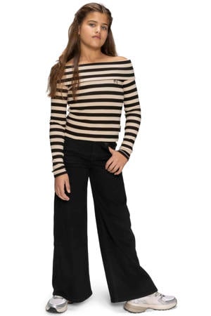 wide leg jeans zwart