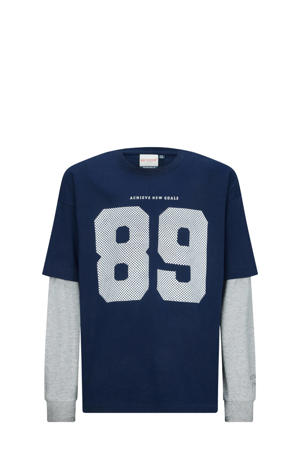 longsleeve blauw