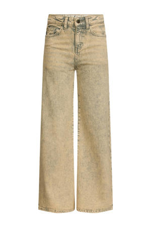 wide leg jeans beige