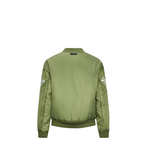Retour Jeans bomberjack groen + muts Jas Meisjes Polyester Ronde hals Effen