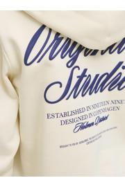 thumbnail: JACK & JONES JUNIOR hoodie met backprint ecru