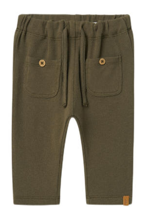 casual broek olijfgroen