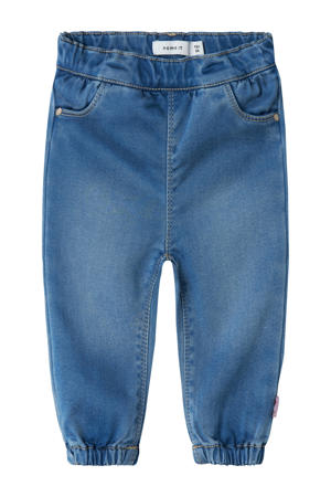 loose fit jeans medium blue denim