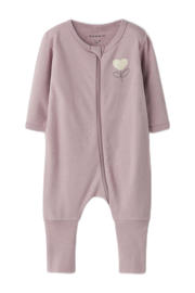 thumbnail: NAME IT BABY pyjama NBFNIGHTSUIT - set van 2 ecru/lila