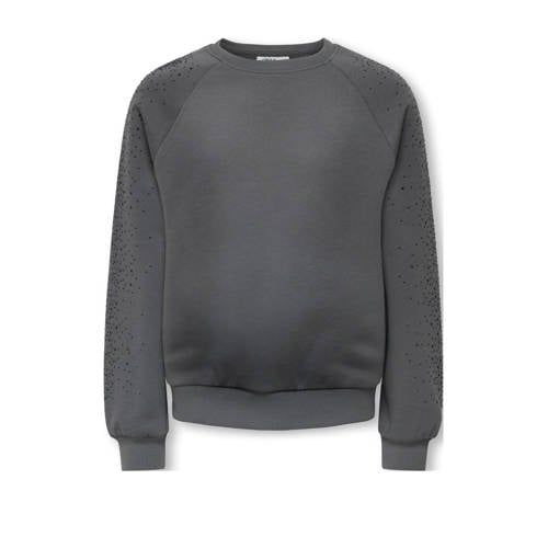 ONLY MATERNITY zwangerschaps sweater grijs Trui Dames Katoen Ronde hals - maat M afbeelding
