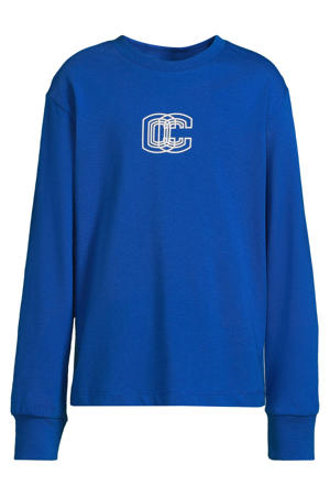 longsleeve met printopdruk Phil blauw