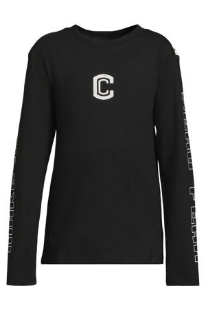 longsleeve met printopdruk Lennon zwart
