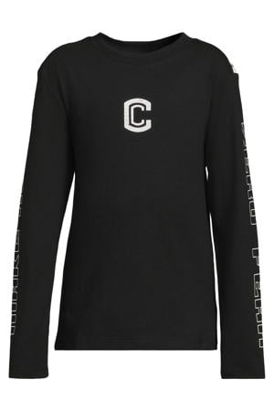 longsleeve met printopdruk Lennon zwart